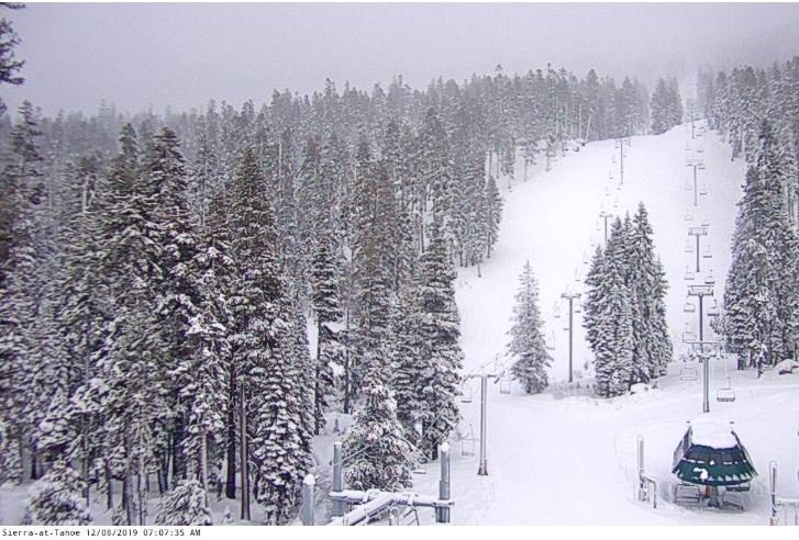 at the base of Sierra at Tahoe