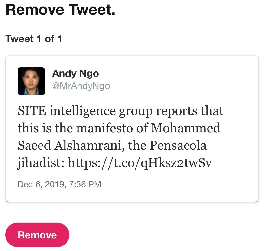 Click to enlarge andy ngo remove tweet