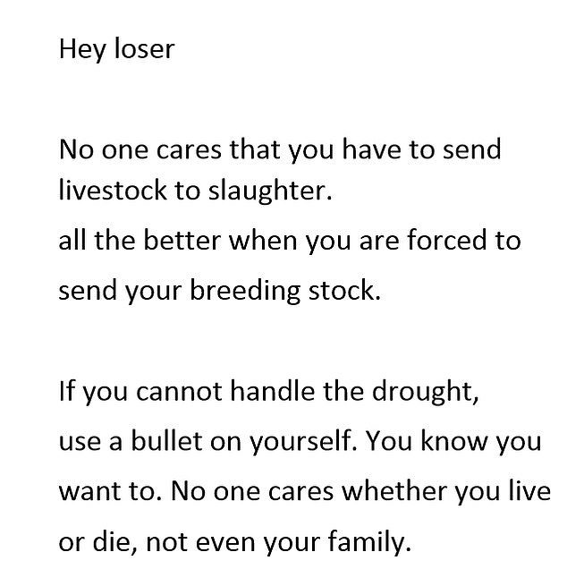 Click to enlarge Vegan shoot youselves notes