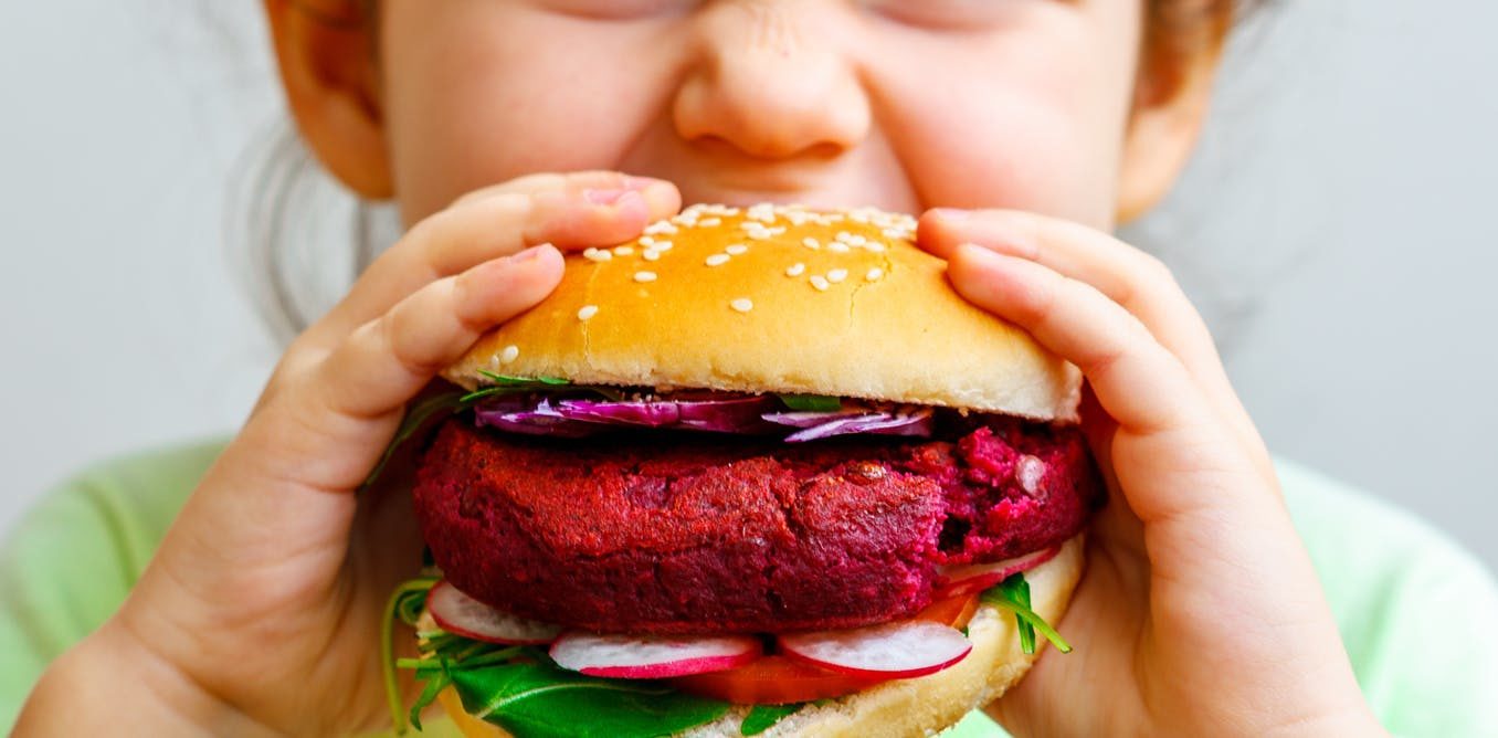 Click to enlarge veggie burger