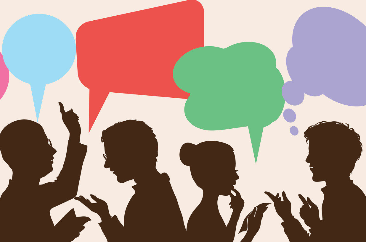 communication social media graphic