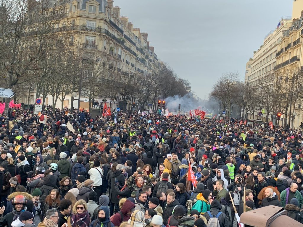 Click to enlarge Paris on December 10, 2019.