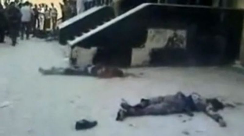 Postal workers thrown from building
