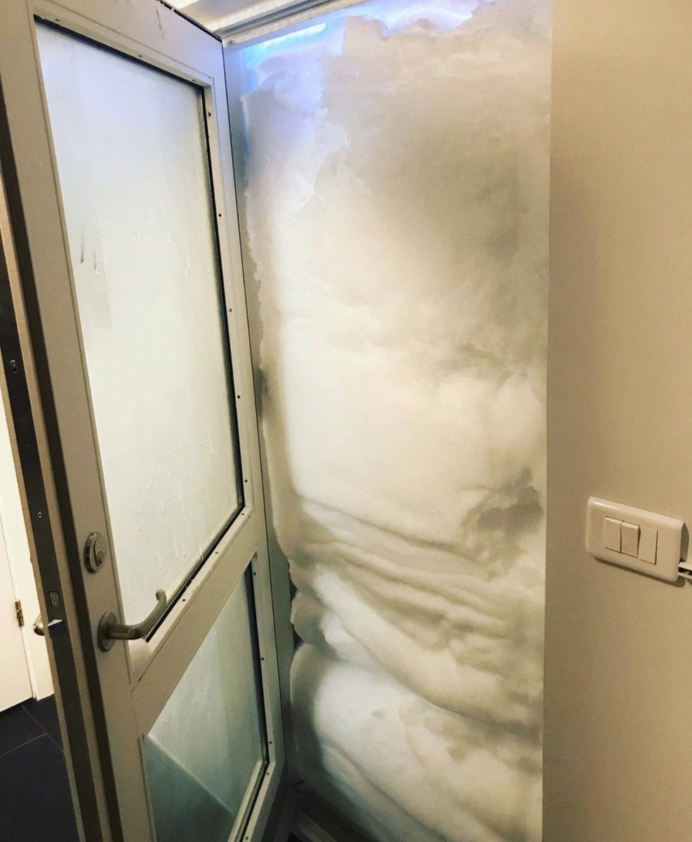 Incredible snow amounts in Akureyri, Iceland this morning 11th December!