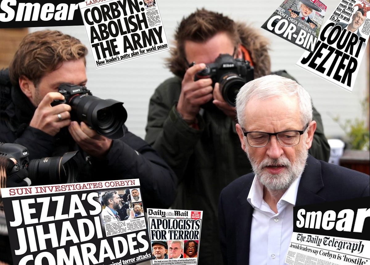 corbyn media smears
