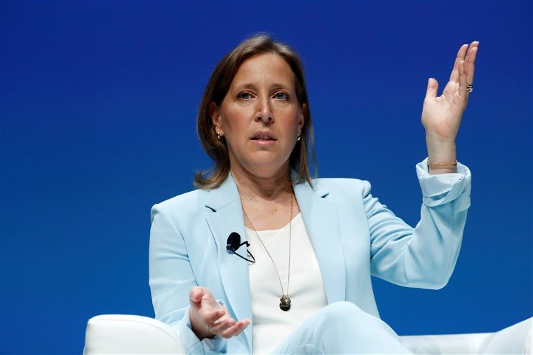 Click to enlarge YouTube CEO Susan Wojcicki