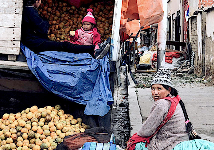 Click to enlarge Fruit sellers