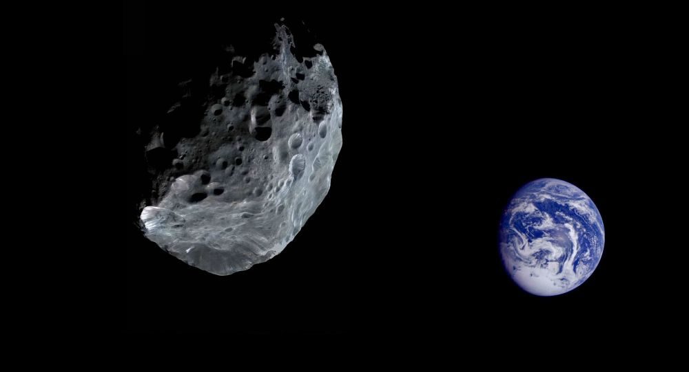 Click to enlarge Asteroid Flyby