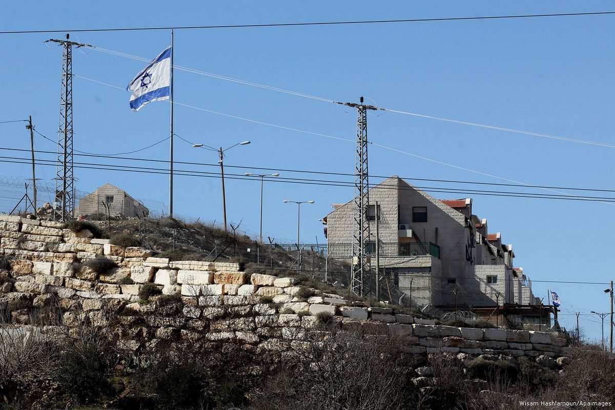 Click to enlarge illegal settlement west Bank