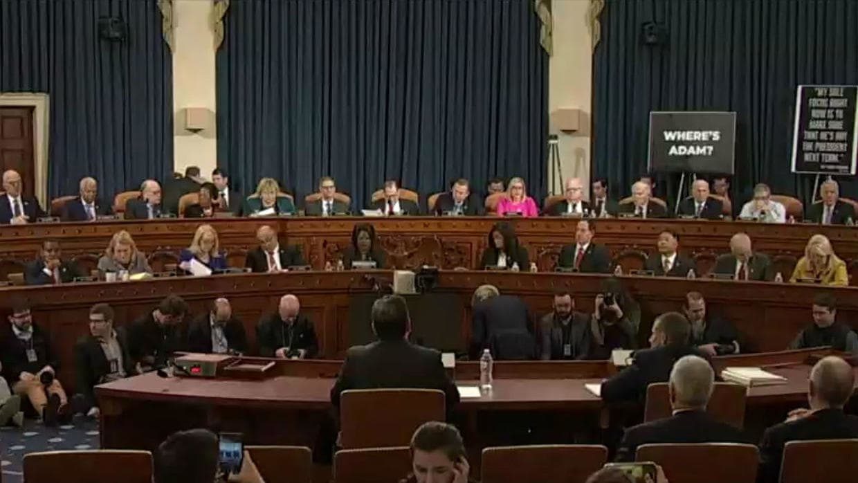 Click to enlarge Trump impeachment hearings
