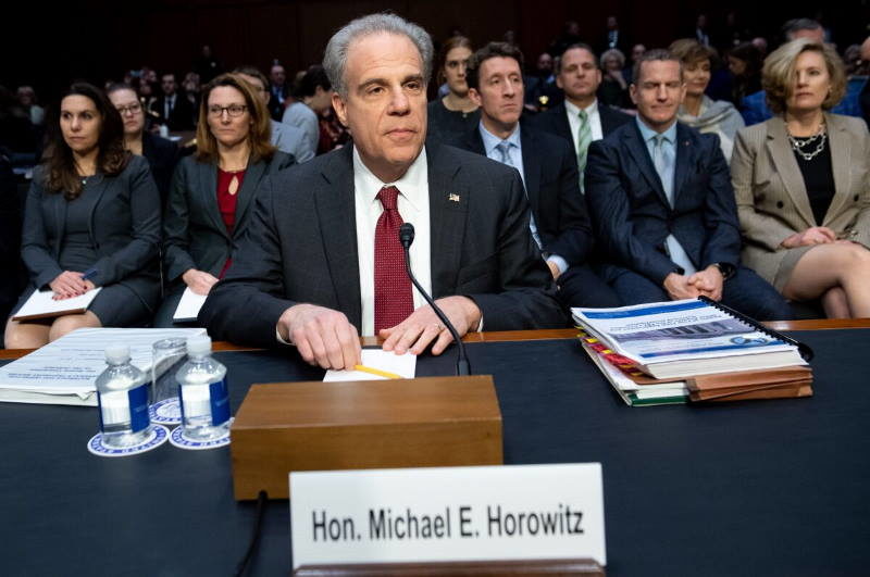 Click to enlarge horowitz testimony FISA report hearing