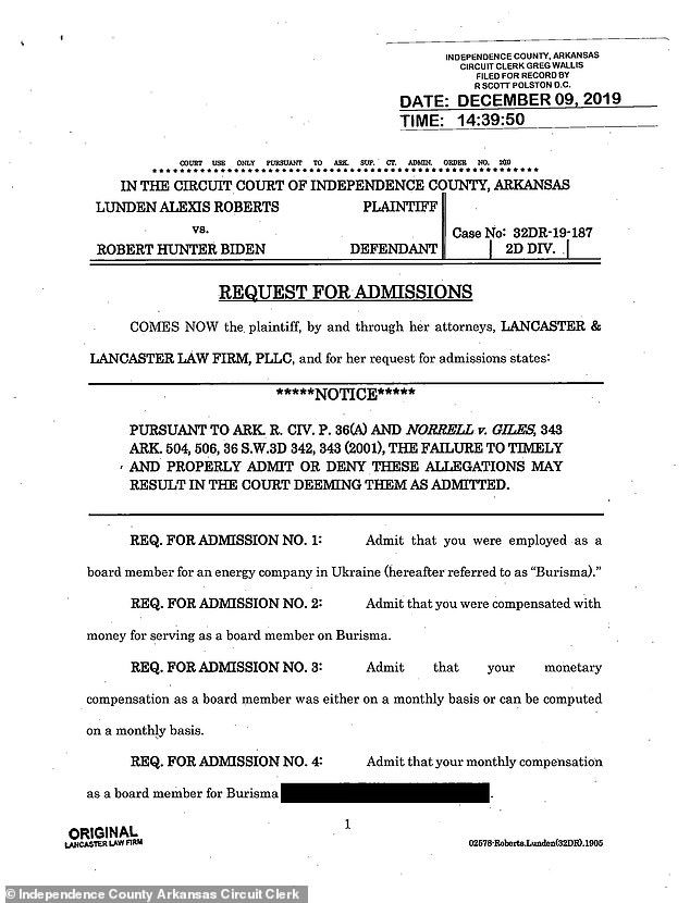 Click to enlarge biden patenity doc