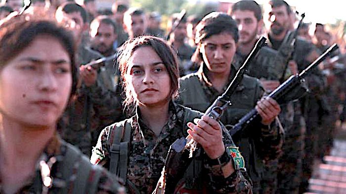 Click to enlarge Kurdish forces