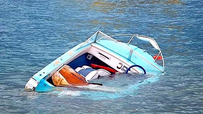 boat sinking