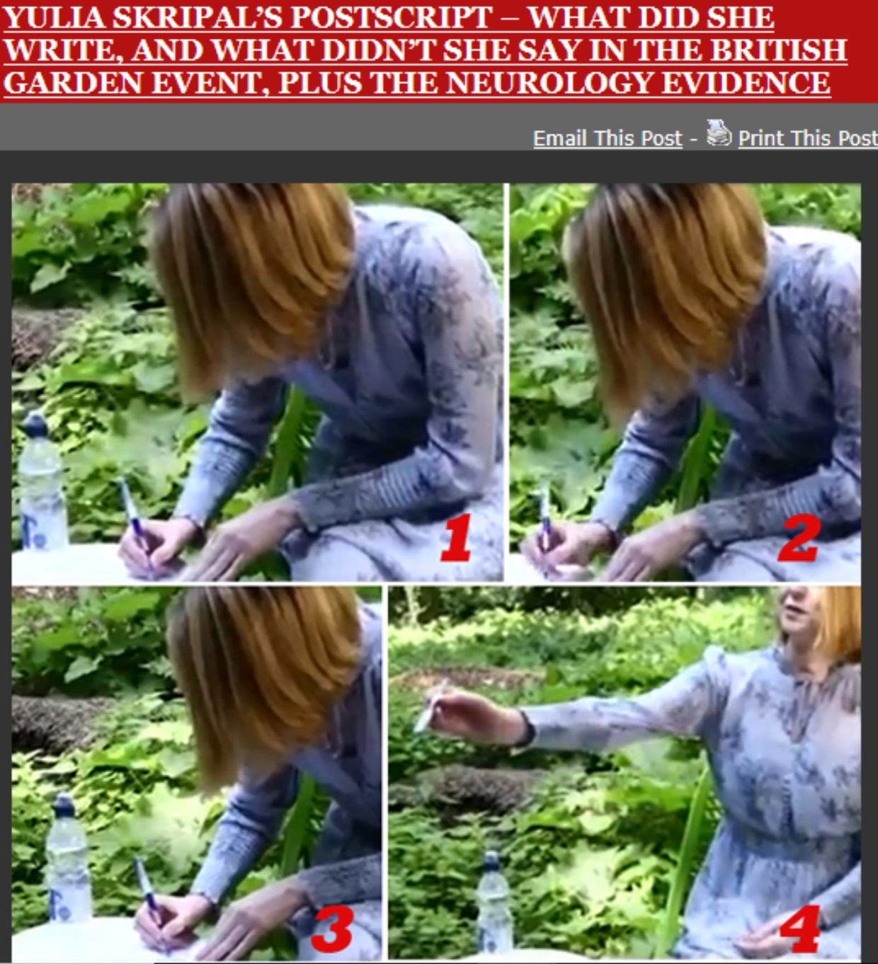 Yulia Skripal's British Garden Event at RAF Fairford