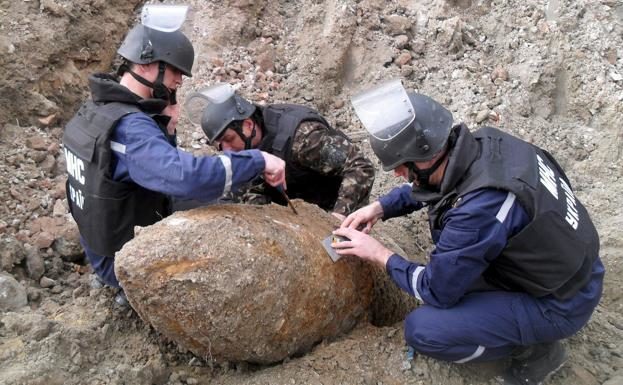 Brandisi Italy WWII bomb