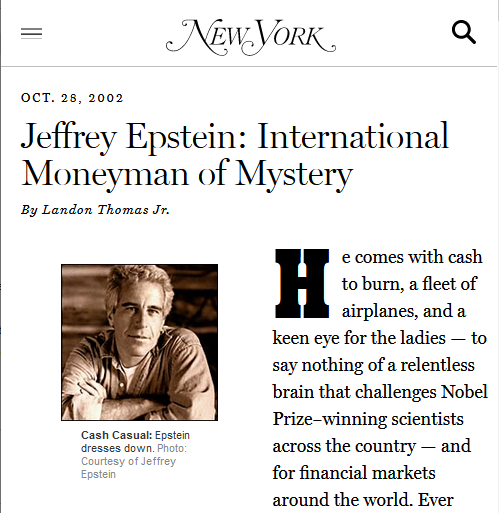 Click to enlarge Epstein new york