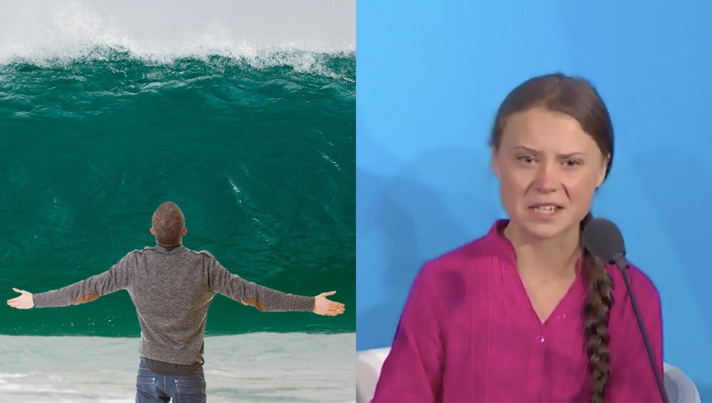 titdal wave greta thunberg