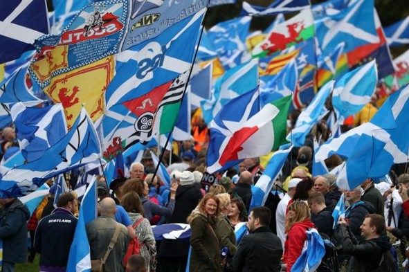 Scottish independence rally