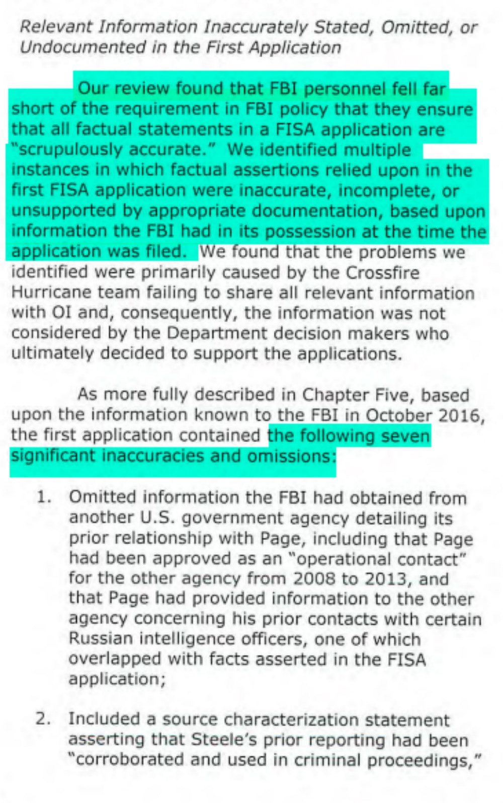 carter page fisa abuse report horowitz