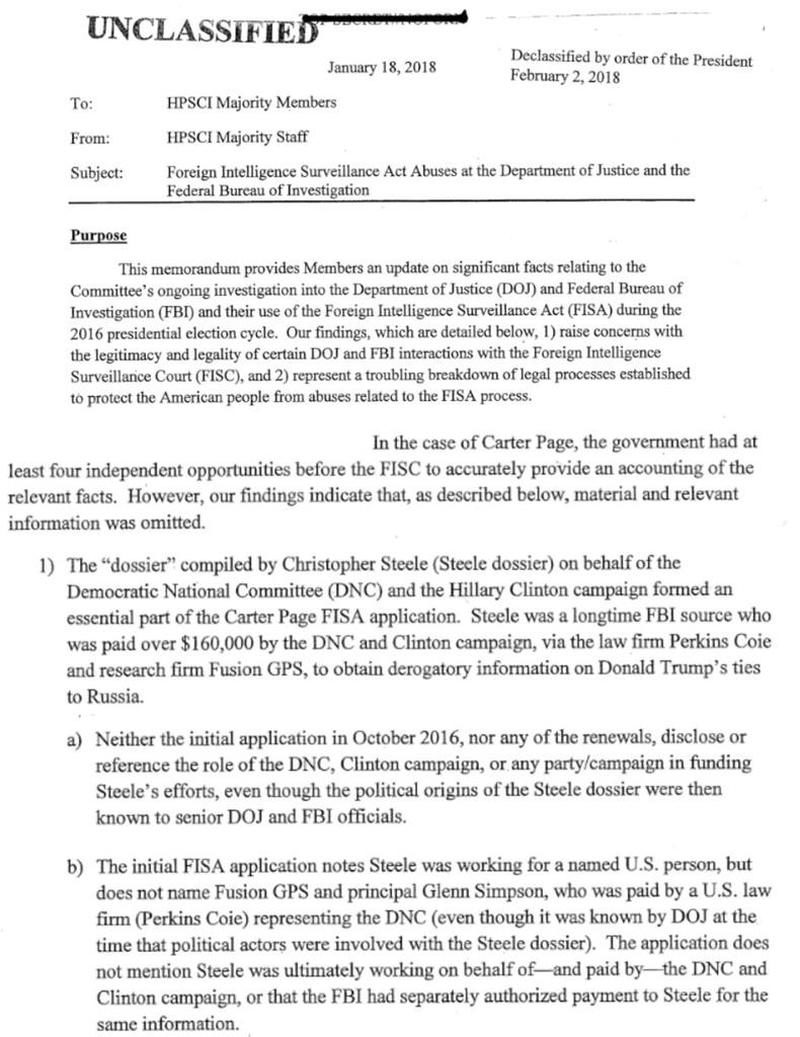 FISA abuse memo
