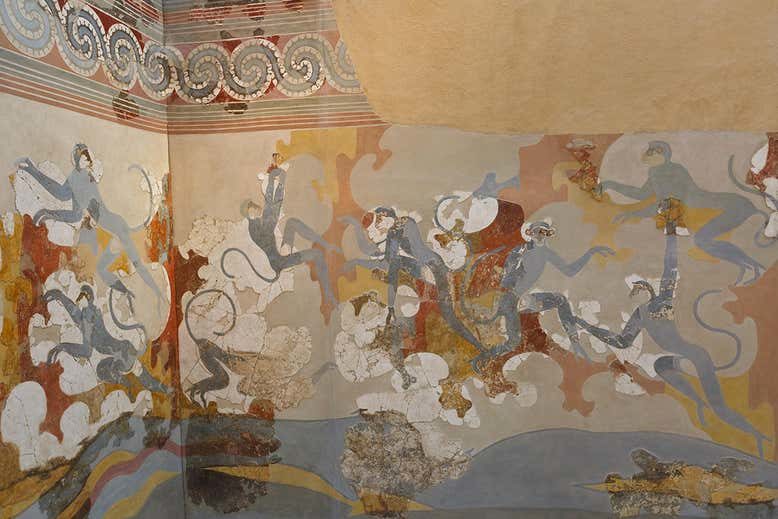 Click to enlarge Akrotiri