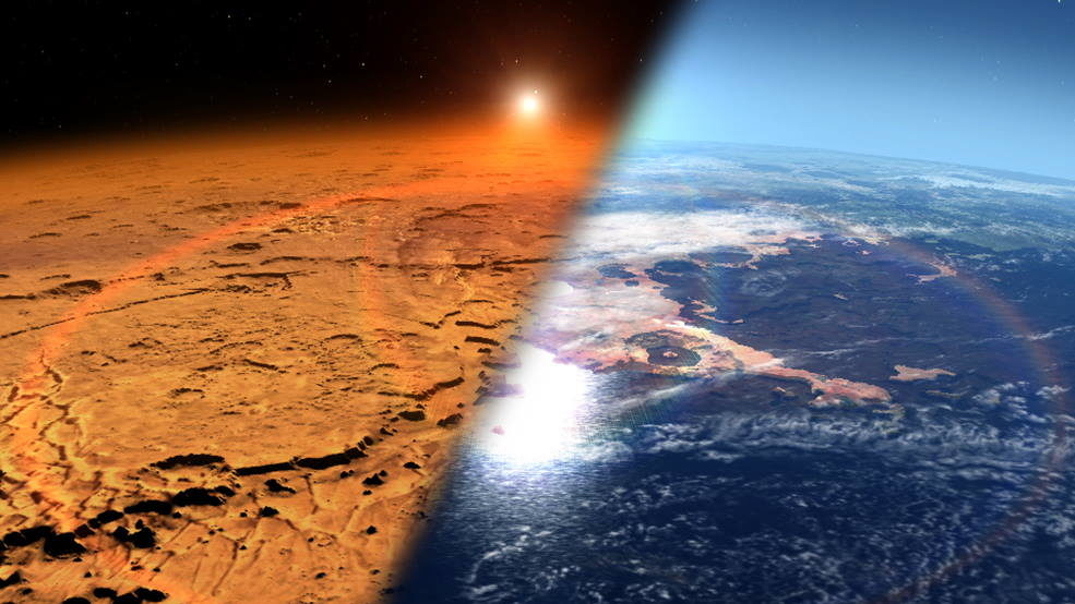 artist conception mars water