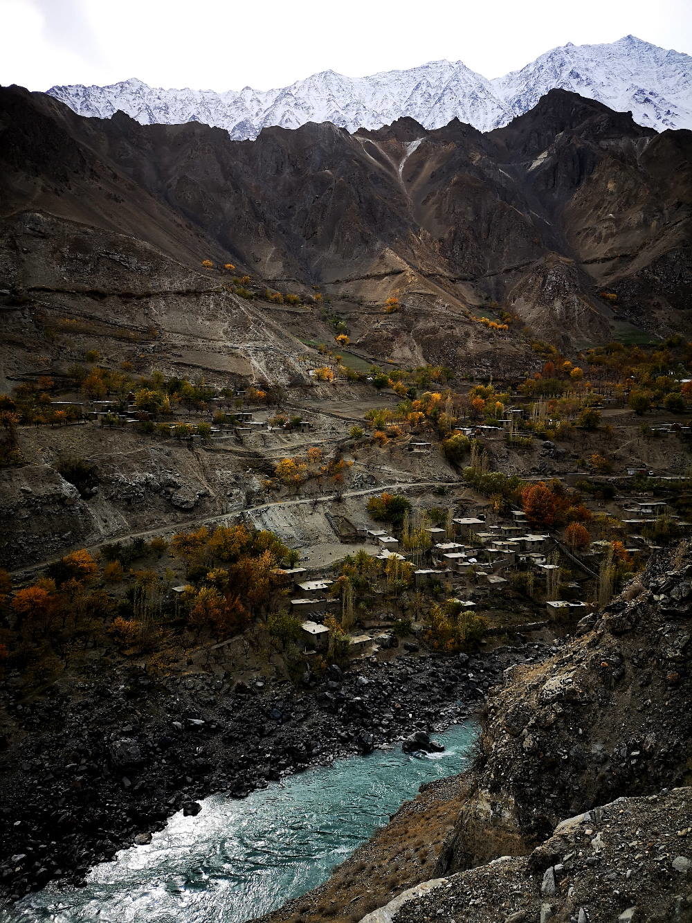 Click to enlarge afghan village silk road