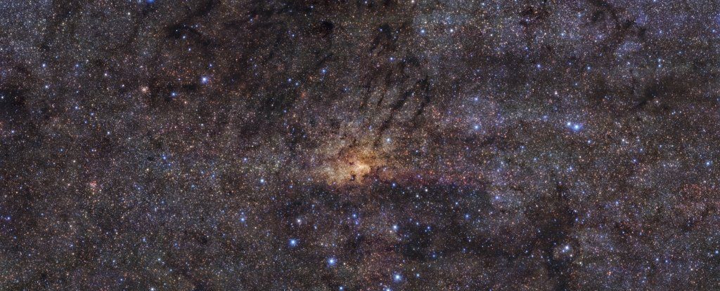 milky way center heart