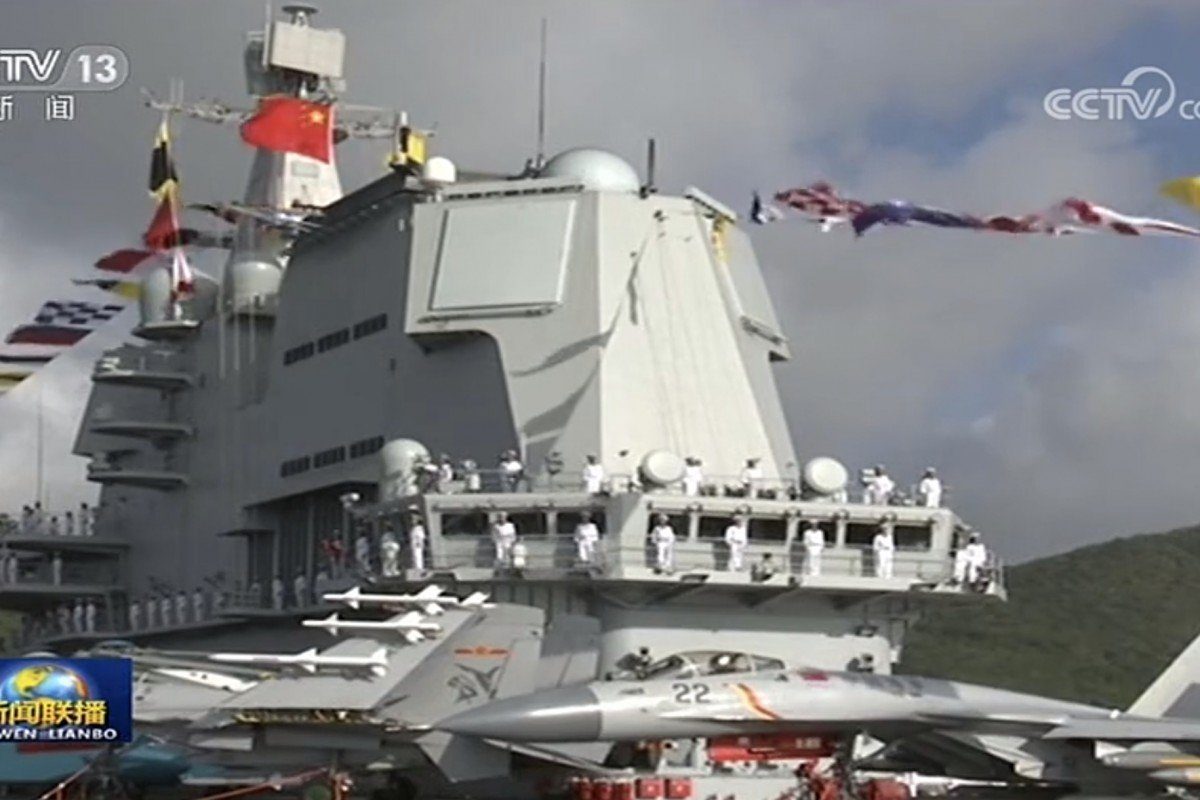 Click to enlarge Shandong aircraft carrier