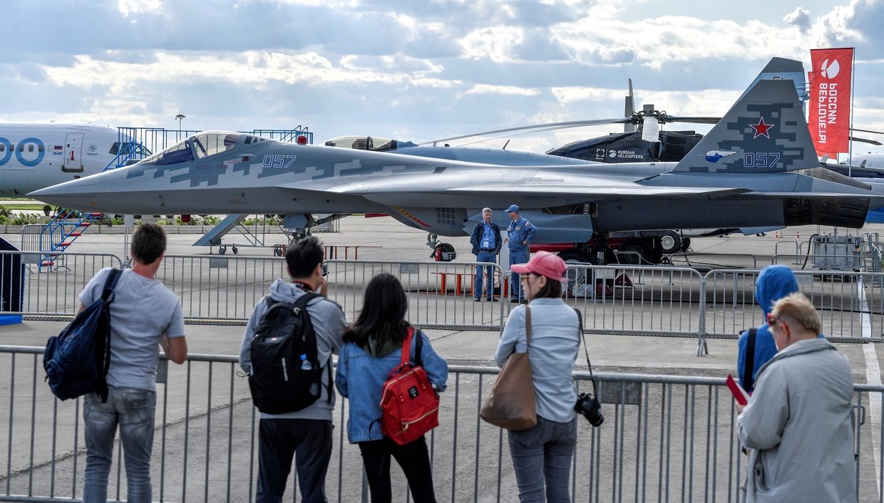 Russian Su-57 air show