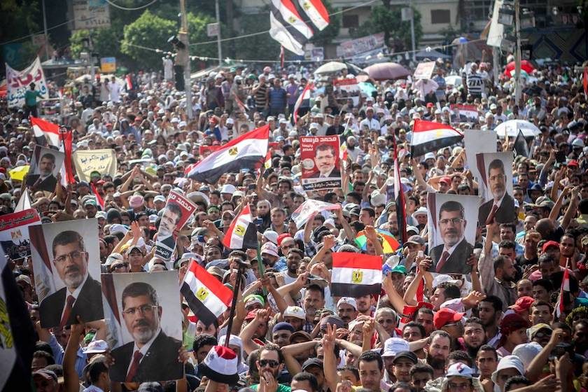Click to enlarge military coup Morsi