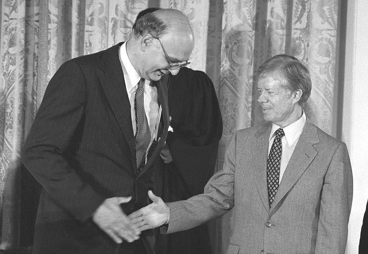 Click to enlarge Paul Volcker with Jimmy Carter