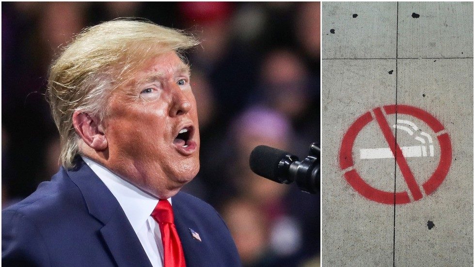 trump no smoking smocking
