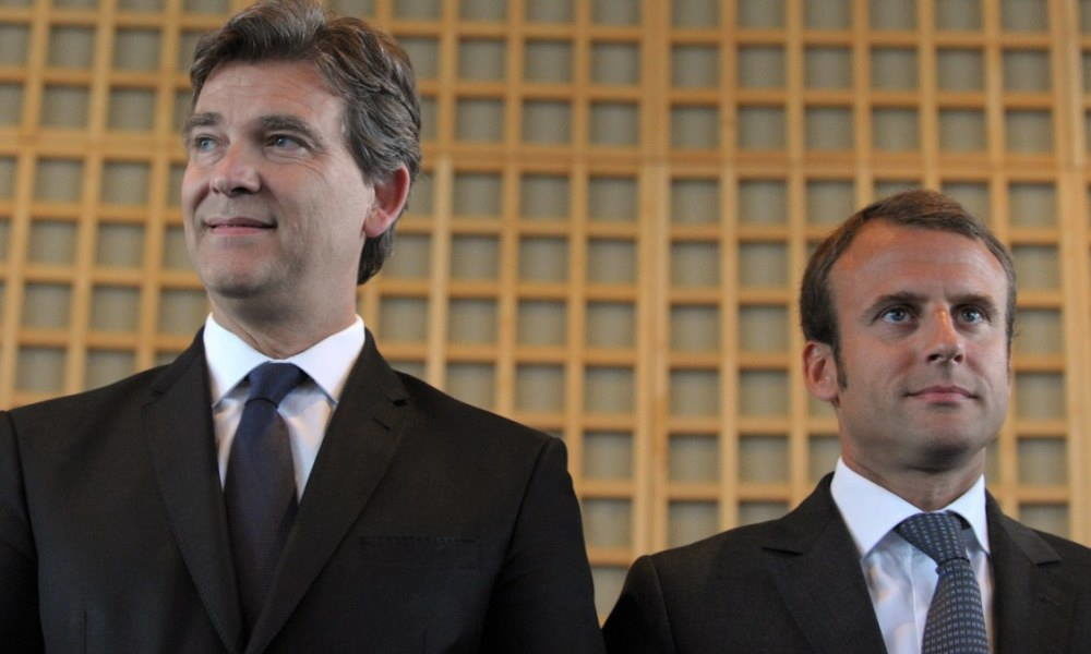 Click to enlarge Arnaud Montebourg Emmanuel Macron