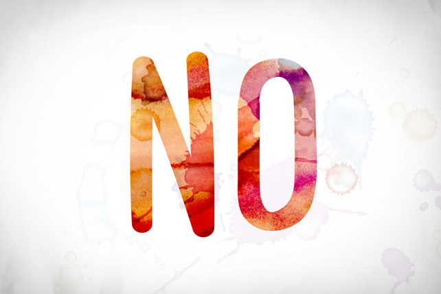 how to say No