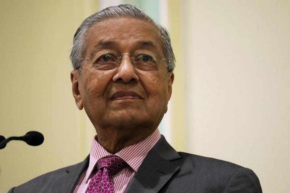 Malaysia's Prime Minister Mahathir Mohamad