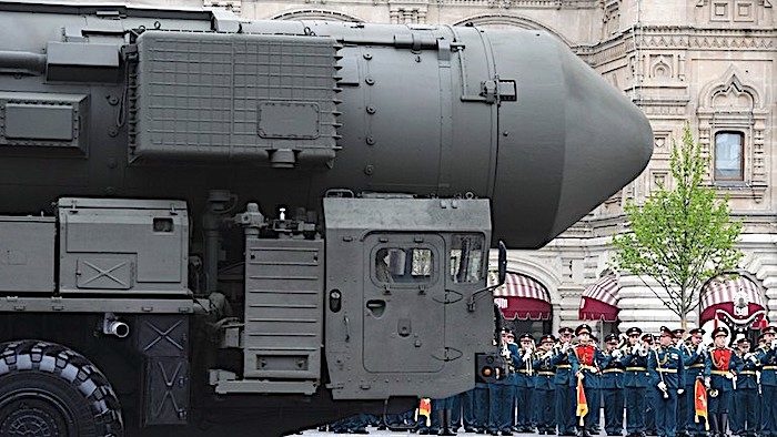 Click to enlarge Missile on display