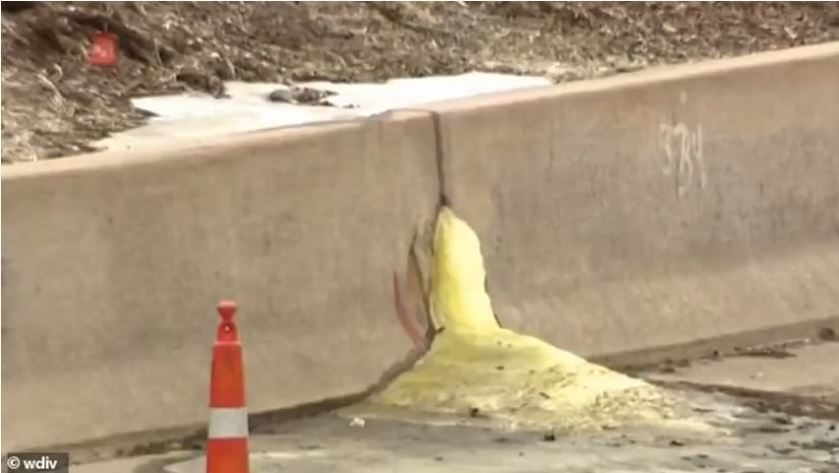 chemical spill highway michigan