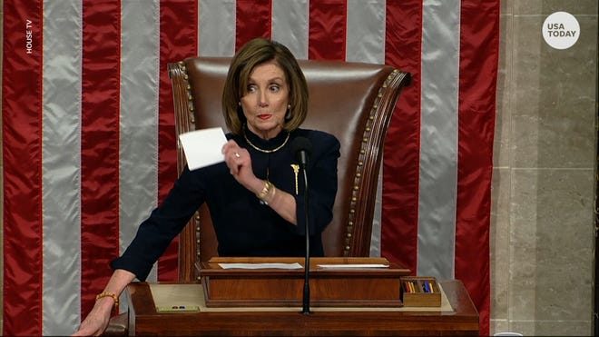Click to enlarge pelosi shush house members impeachment