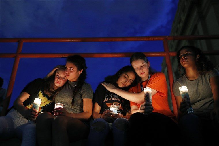 school shooting vigil