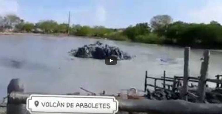 Click to enlarge arboletes mud volcano