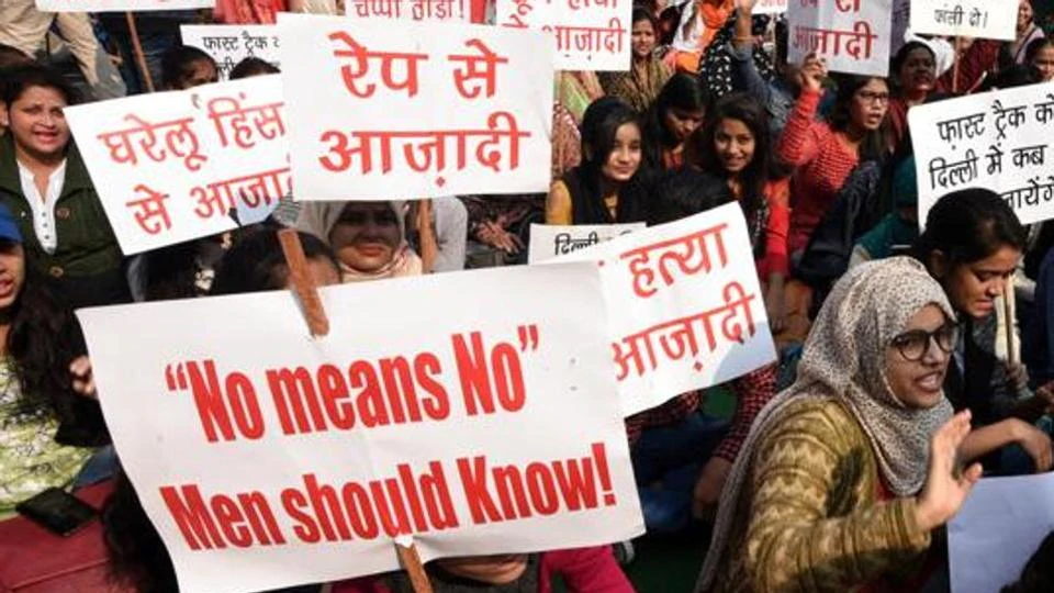 Protest over rape in India