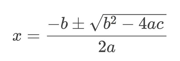 Quadratic equations