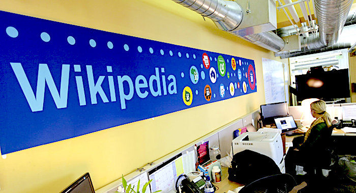Click to enlarge Wikipedia office