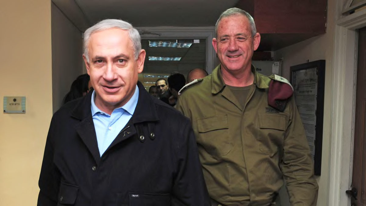 netanyahu gantz israel elections