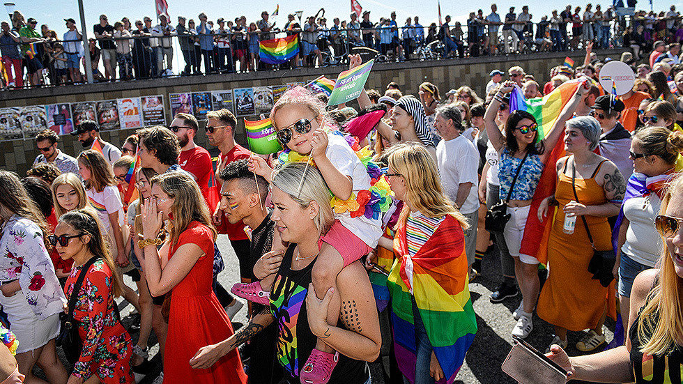 Click to enlarge Annual Stockholm Pride Parade