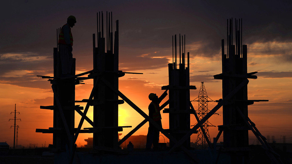 Construction site in Mazar-i-Sharif Afghanistan
