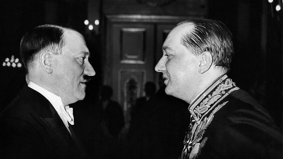Adolf Hitler and Polish ambassador Jozef Lipski