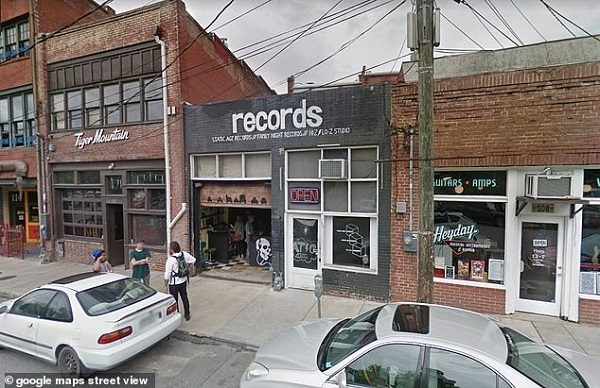 Click to enlarge Record store